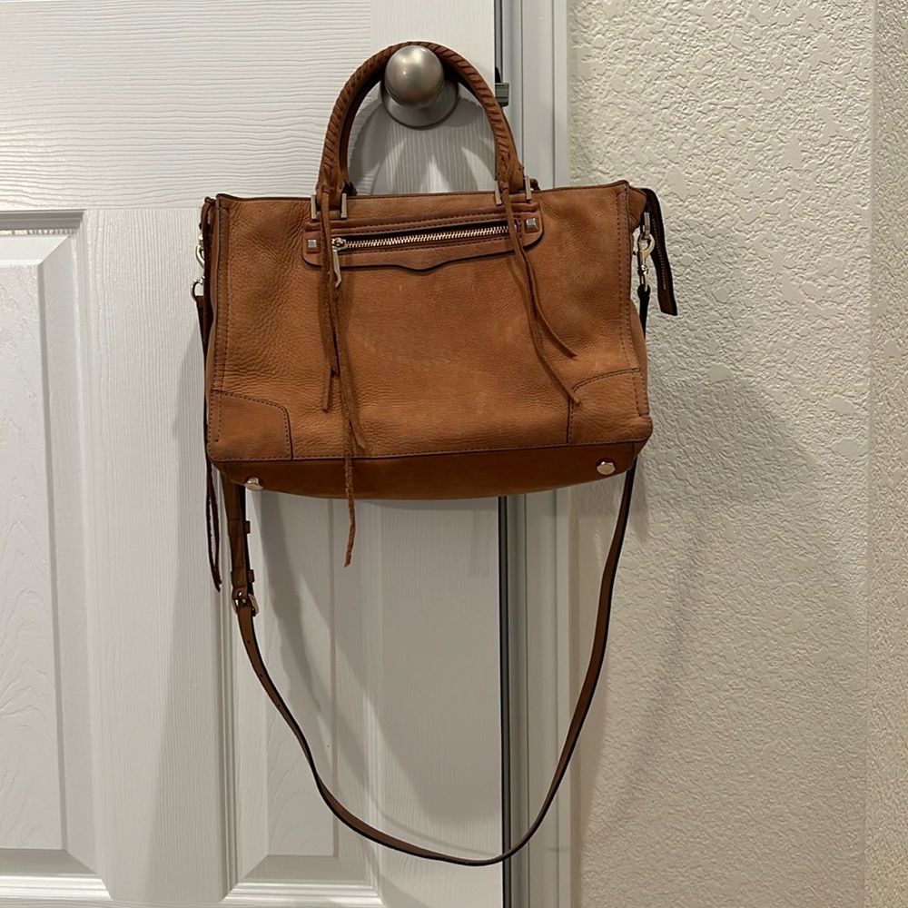 Brown suede Rebecca minkoff